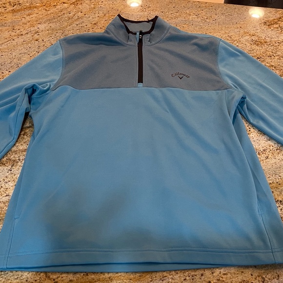 Men’s Callaway Fleece Lined pull over 1/4 zip - Picture 6 of 8
